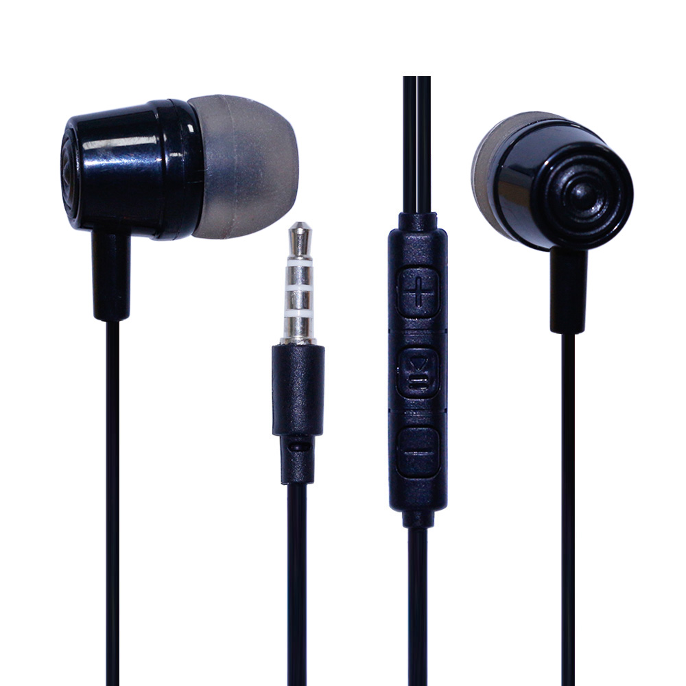 HAOMUK new wired stereo earphones earbuds with mic and best sound for sports